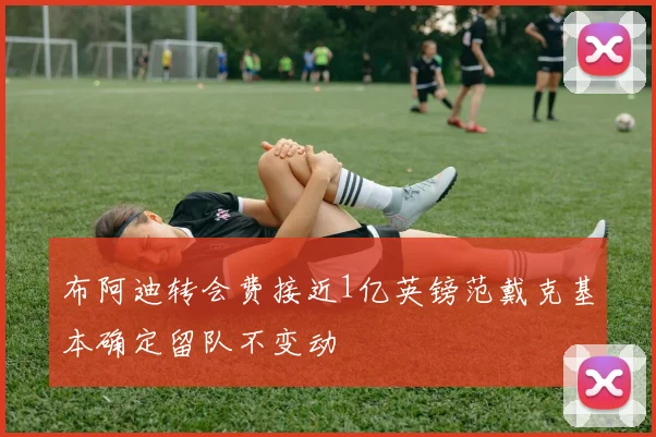 布阿迪转会费接近1亿英镑范戴克基本确定留队不变动