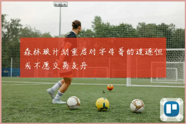 森林狼计划重启对字母哥的追逐但或不愿交易麦丹